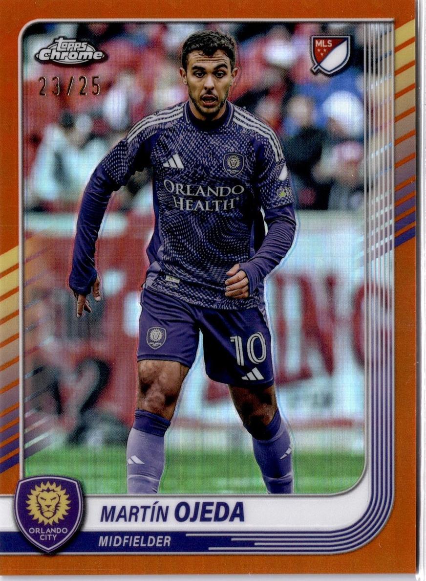Martin Ojeda 2025 Chrome MLS Soccer card