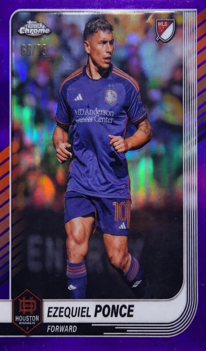 Ezequiel Ponce 2025 Chrome MLS Soccer card