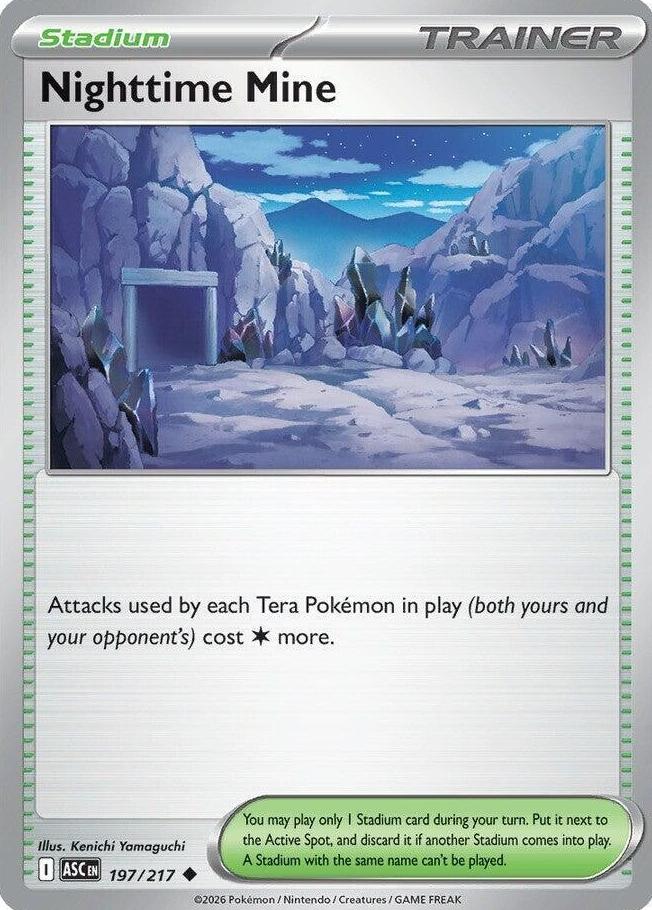 Nighttime Mine 2026 Pokemon Mega Evolution Ascended Heroes