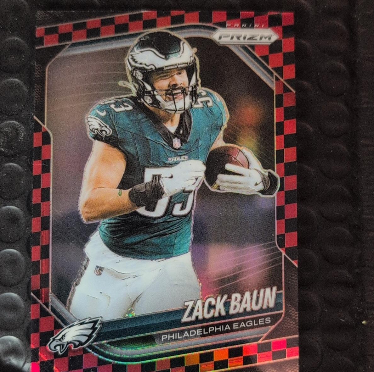 Zack Baun 2025 Prizm Football card