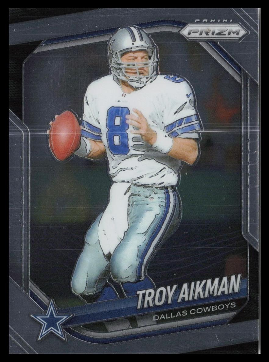 2025 Panini Prizm Troy Aikman [Orange] #179 card