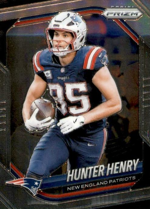 Hunter Henry 2025 Prizm Football card