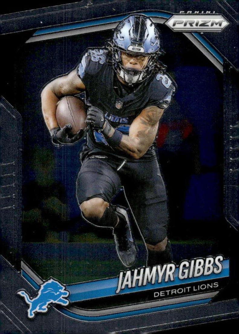 Jahmyr Gibbs 2025 Prizm Football card