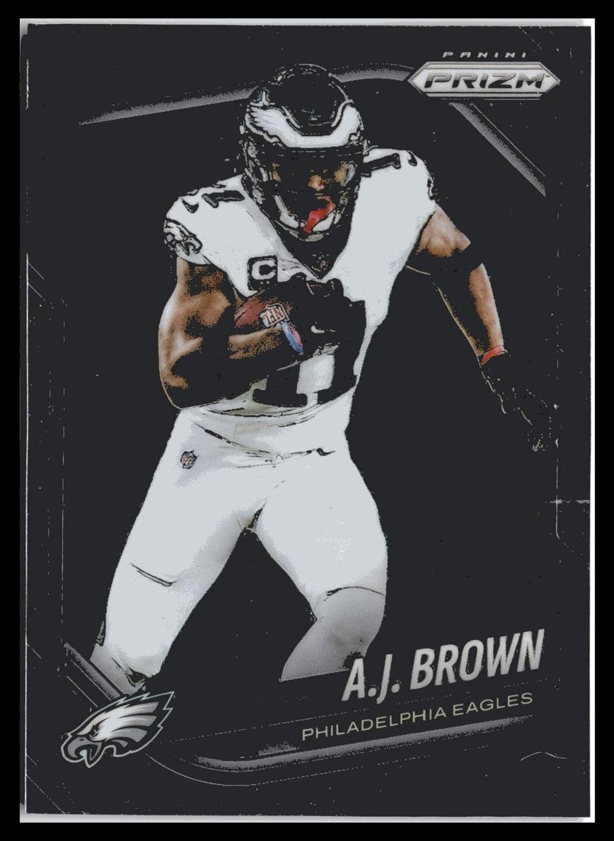A.J. Brown 2025 Prizm Football card