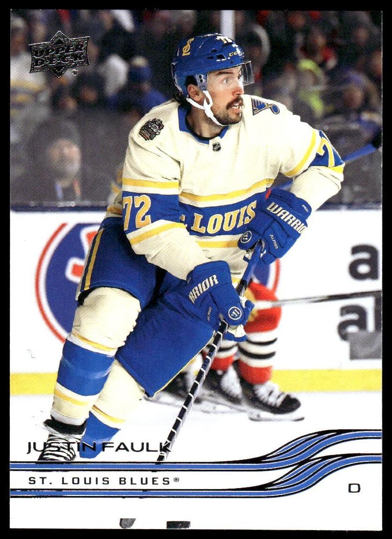 2025 Upper Deck Justin Faulk #149 card