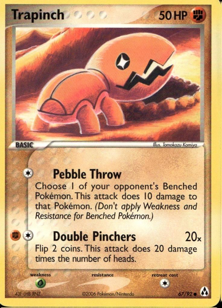 Trapinch 2006 Pokemon EX Legend Maker