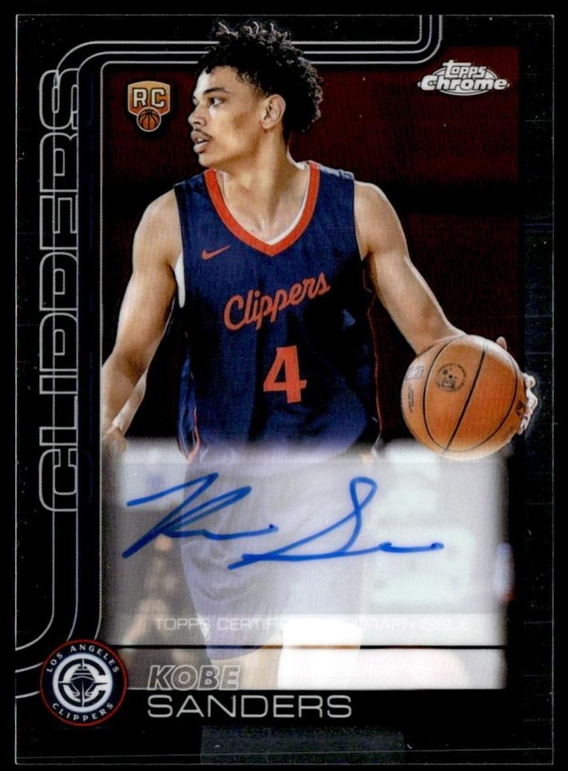 Kobe Sanders - 2025 Topps Chrome Basketball