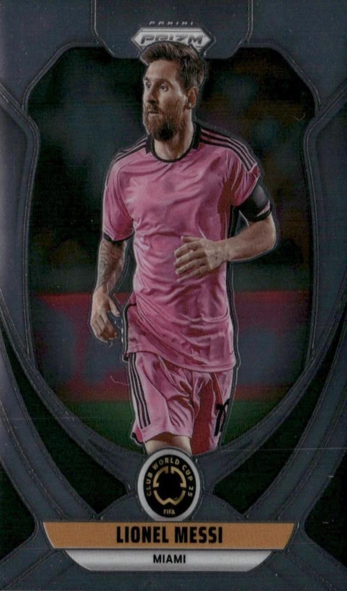 Lionel Messi 2025 Prizm Club World Cup card