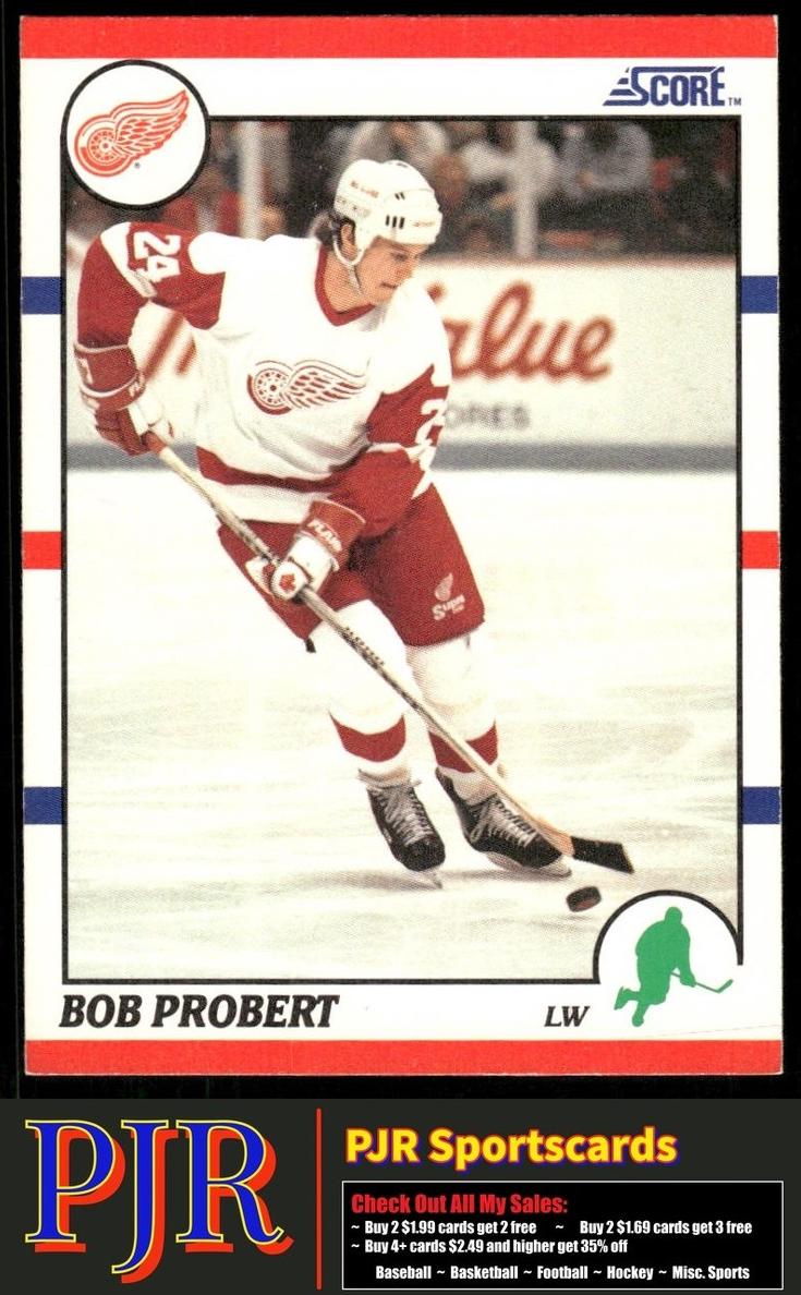 1990 Score Canadian Bob Probert #143 card