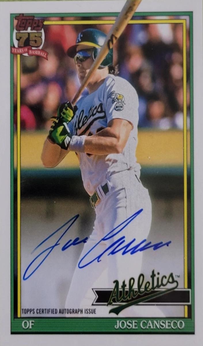 Jose Canseco card
