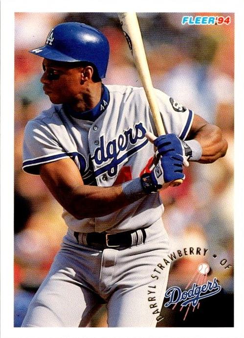 1994 Fleer Darryl Strawberry #525 card