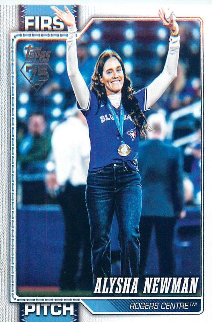 Alysha Newman 2026 Topps Baseball card