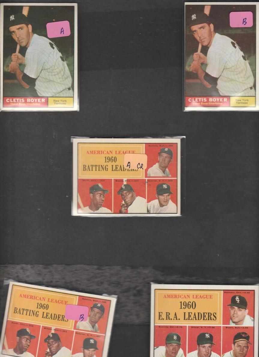 1961 AL E.R.A. LEADERS #46
