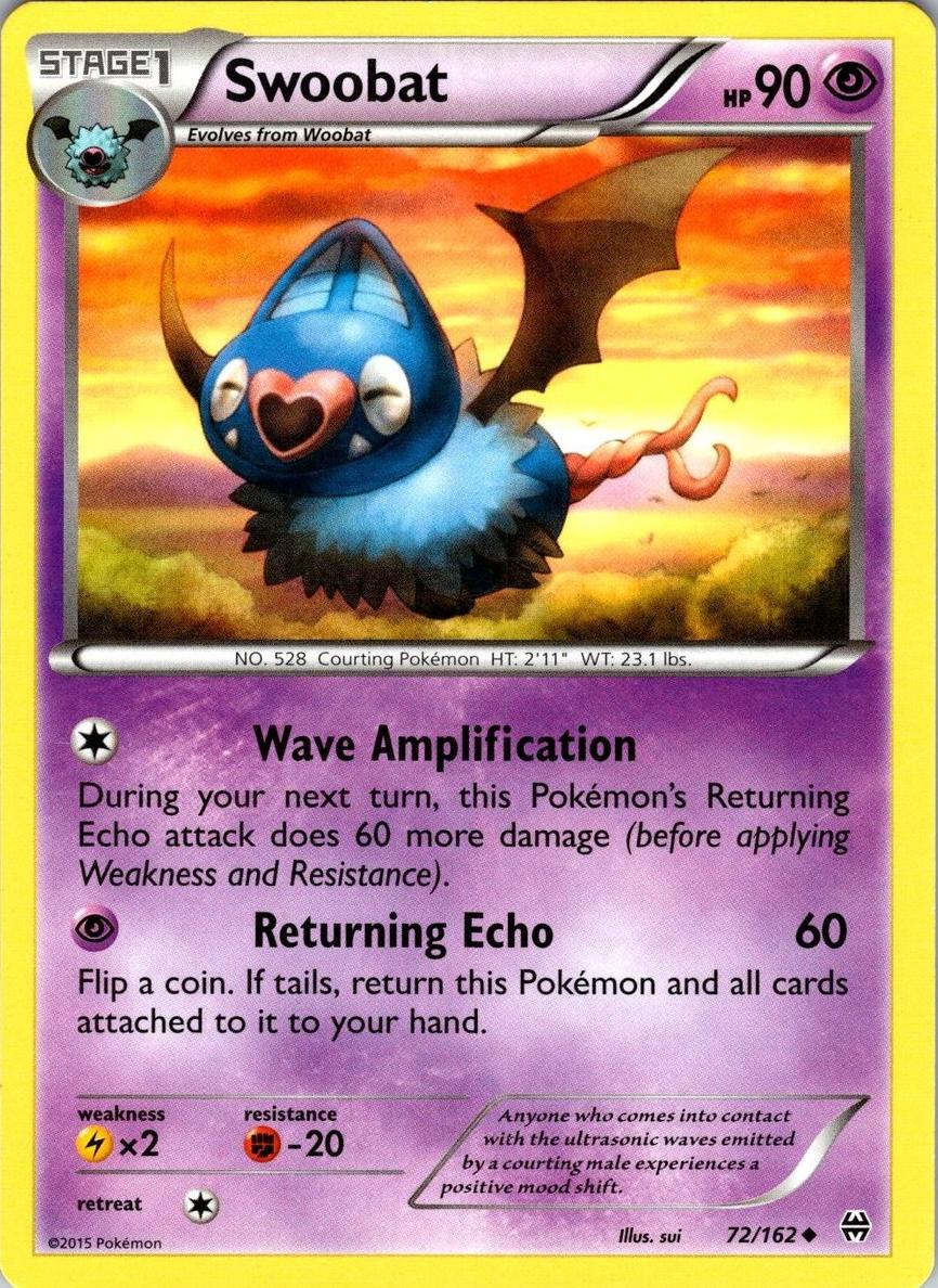 Swoobat 2015 Pokemon XY BREAKthrough