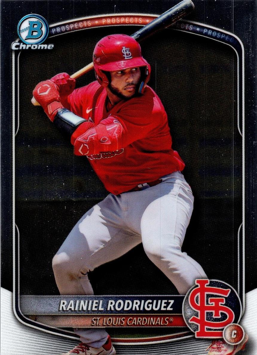 Rainiel Rodriguez 2025 Bowman Draft Chrome card