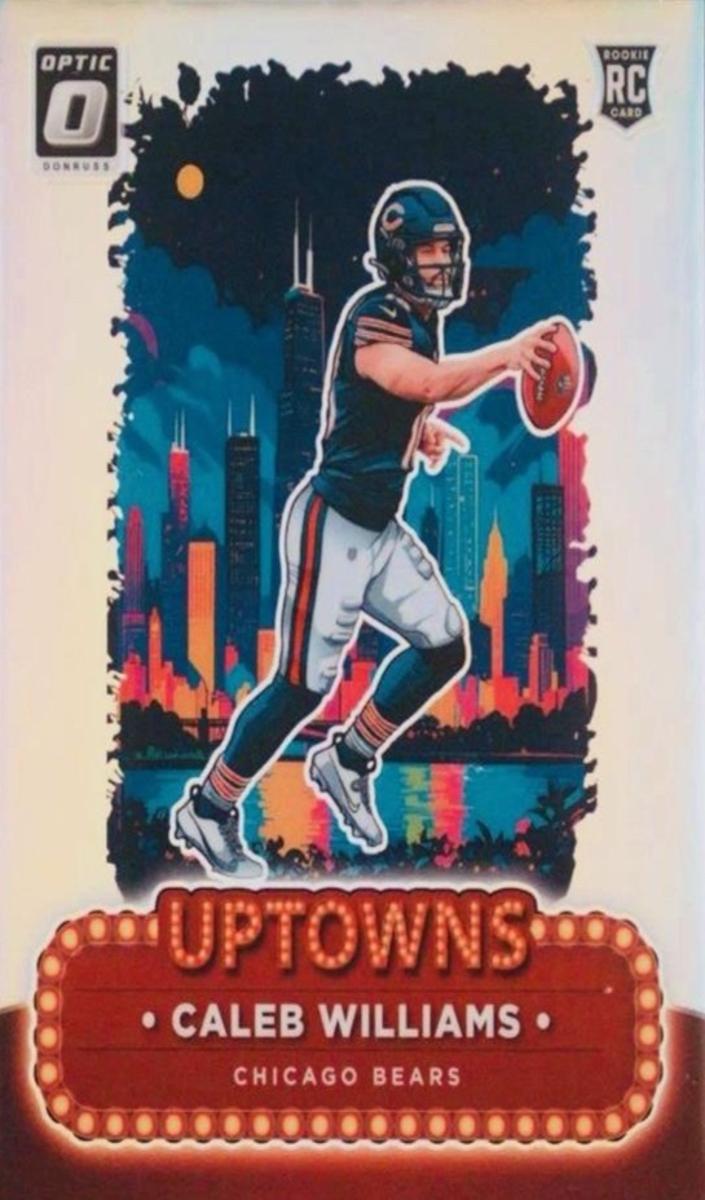 Caleb Williams 2024 Donruss Optic Football card