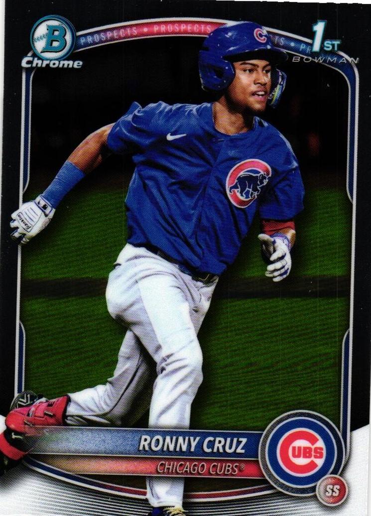 Ronny Cruz 2025 Bowman Chrome Prospects card