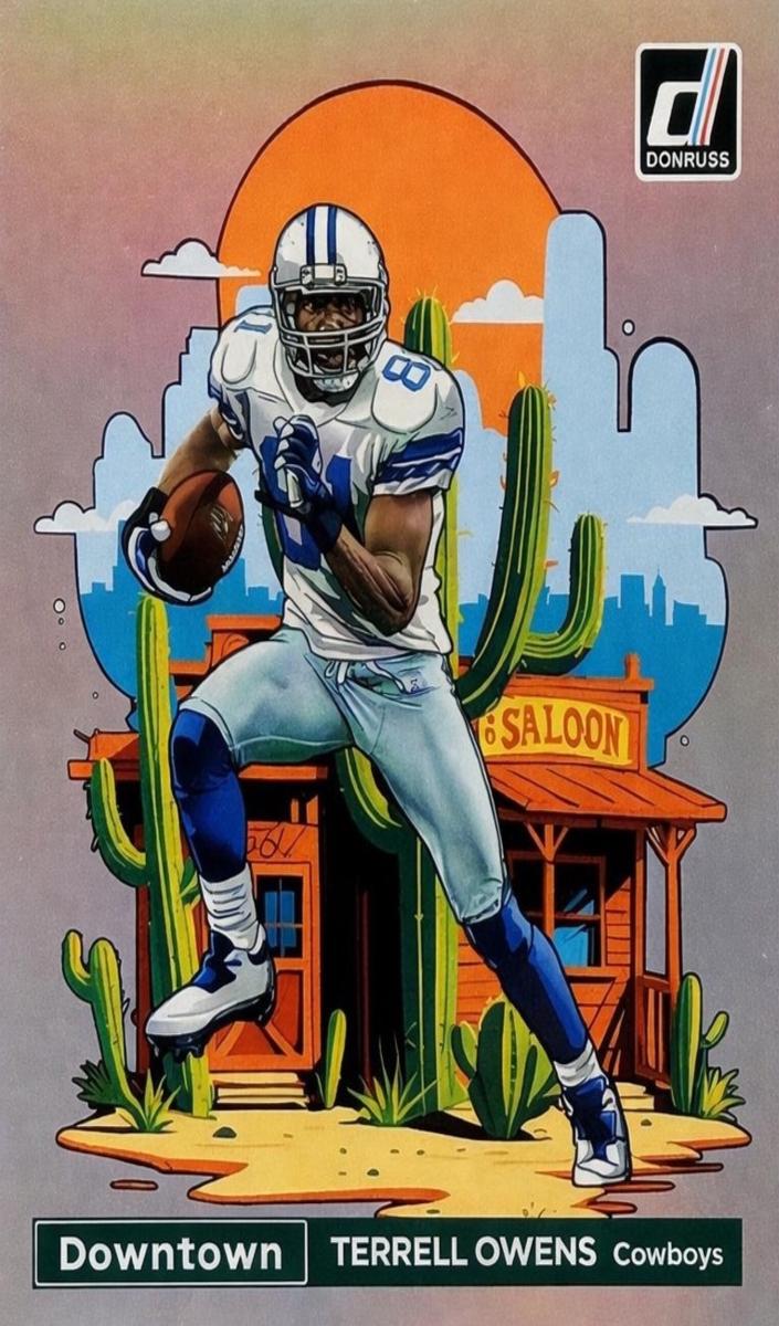 Terrell Owens 2024 Panini Donruss Downtown! Football