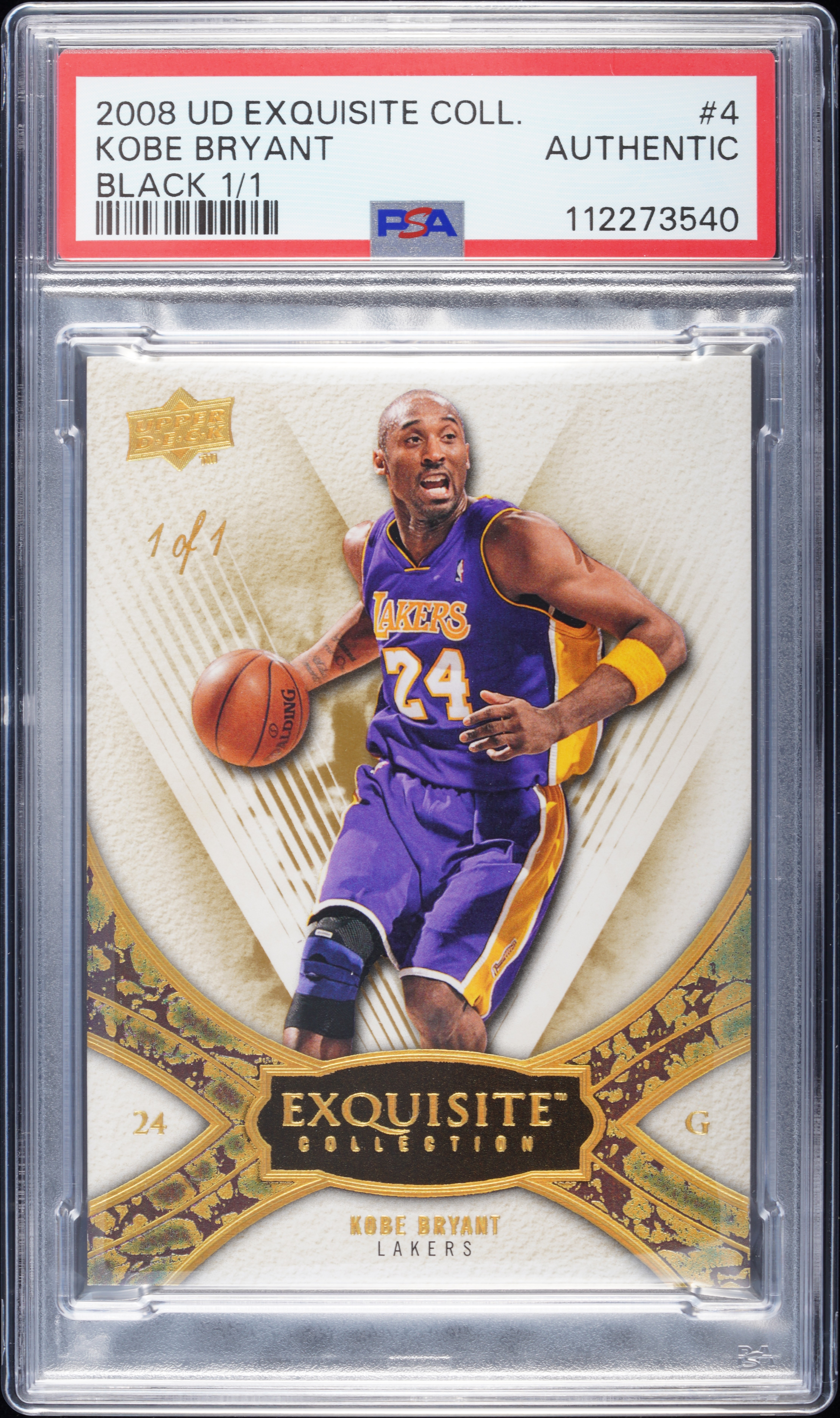 2008 Kobe Bryant [Gold] #4