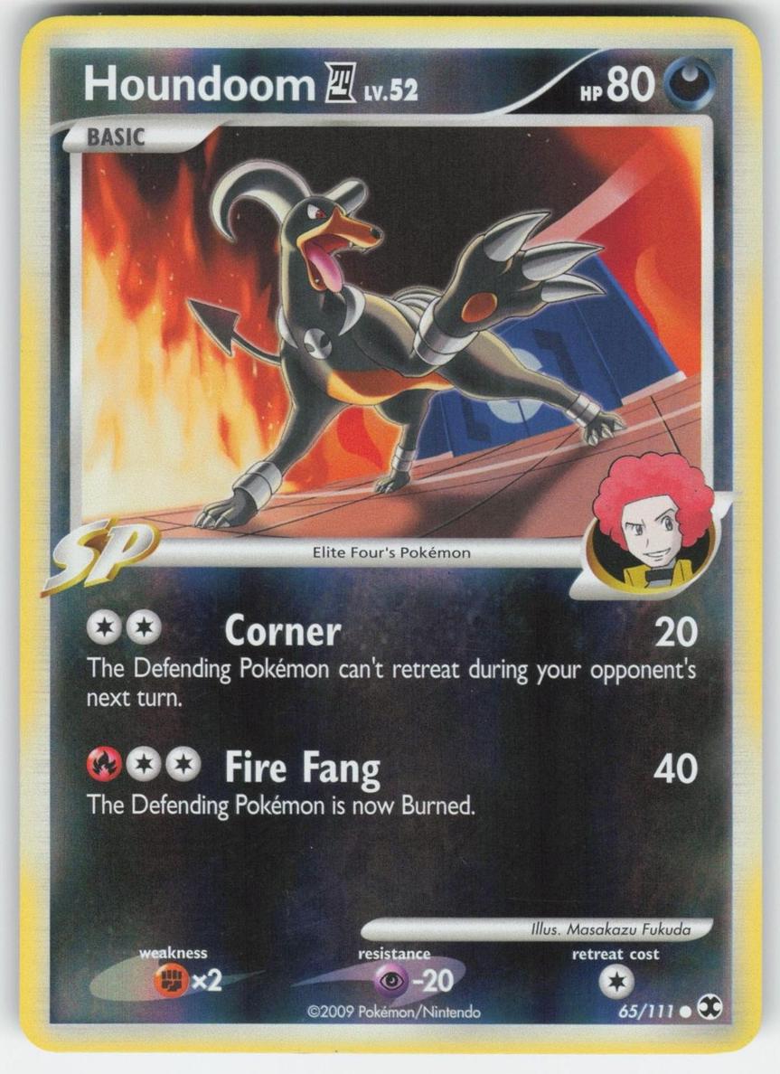 2009 Houndoom [Reverse Holo] #65