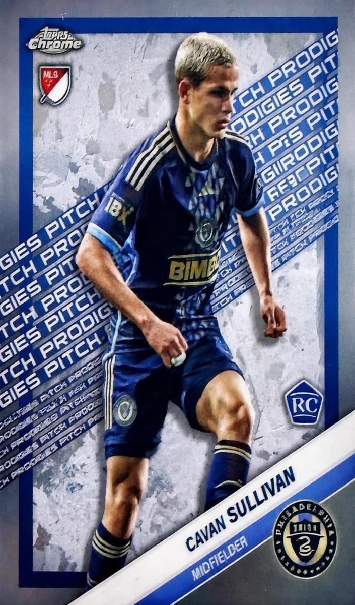 Cavan Sullivan 2025 Chrome MLS Soccer card