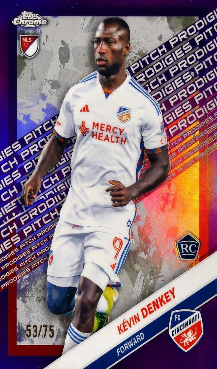 Kevin Denkey 2025 Chrome MLS Soccer card