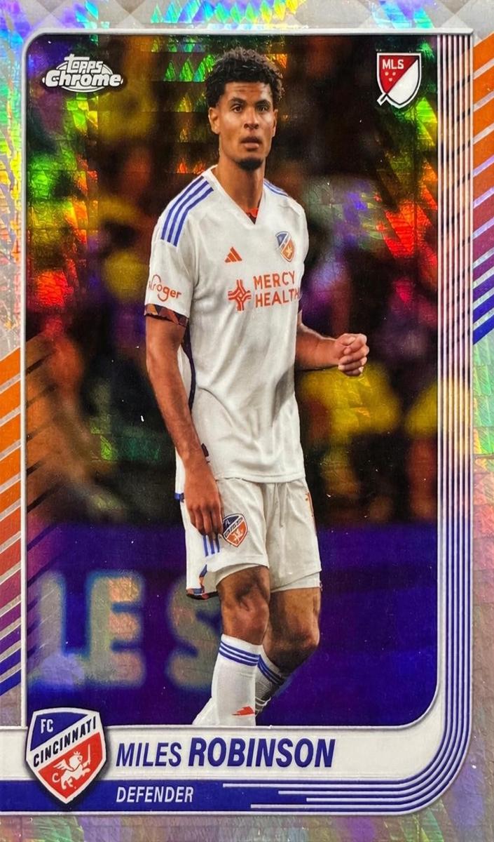 Miles Robinson 2025 Chrome MLS Soccer card