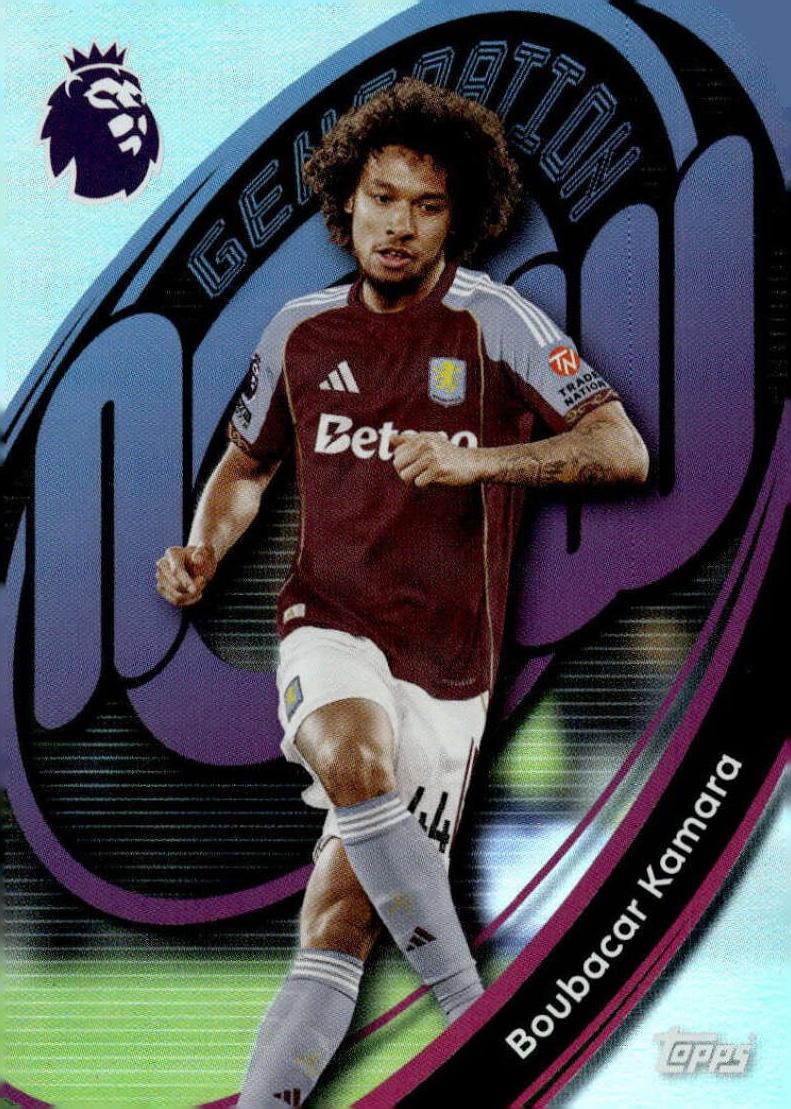 2025 Topps Premier League Boubacar Kamara #34 card