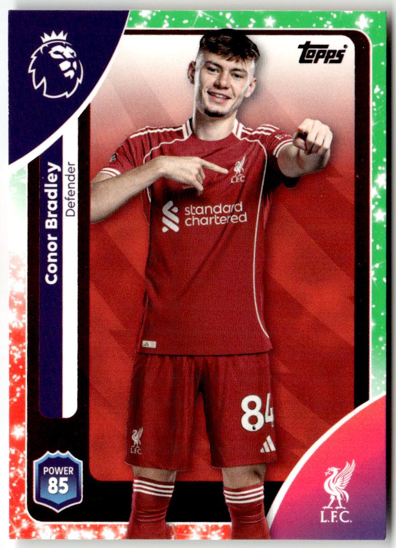 2025 Topps Premier League Conor Bradley #168 card