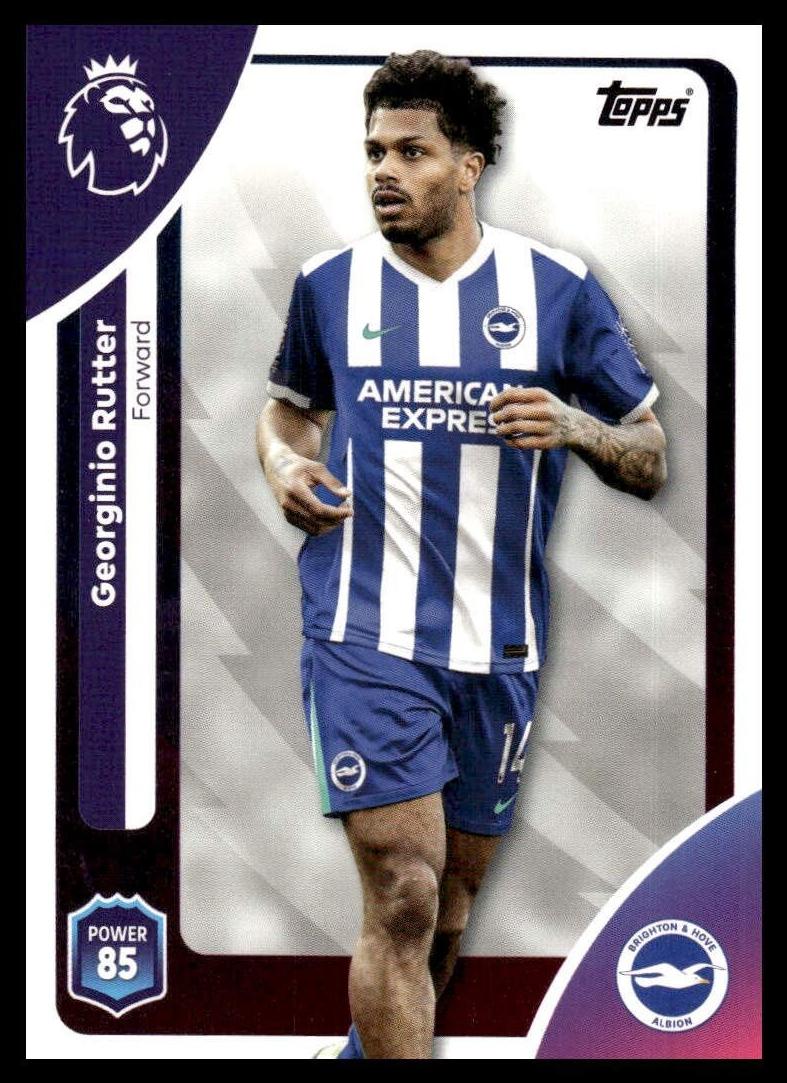 2025 Topps Premier League Georginio Rutter #86 card