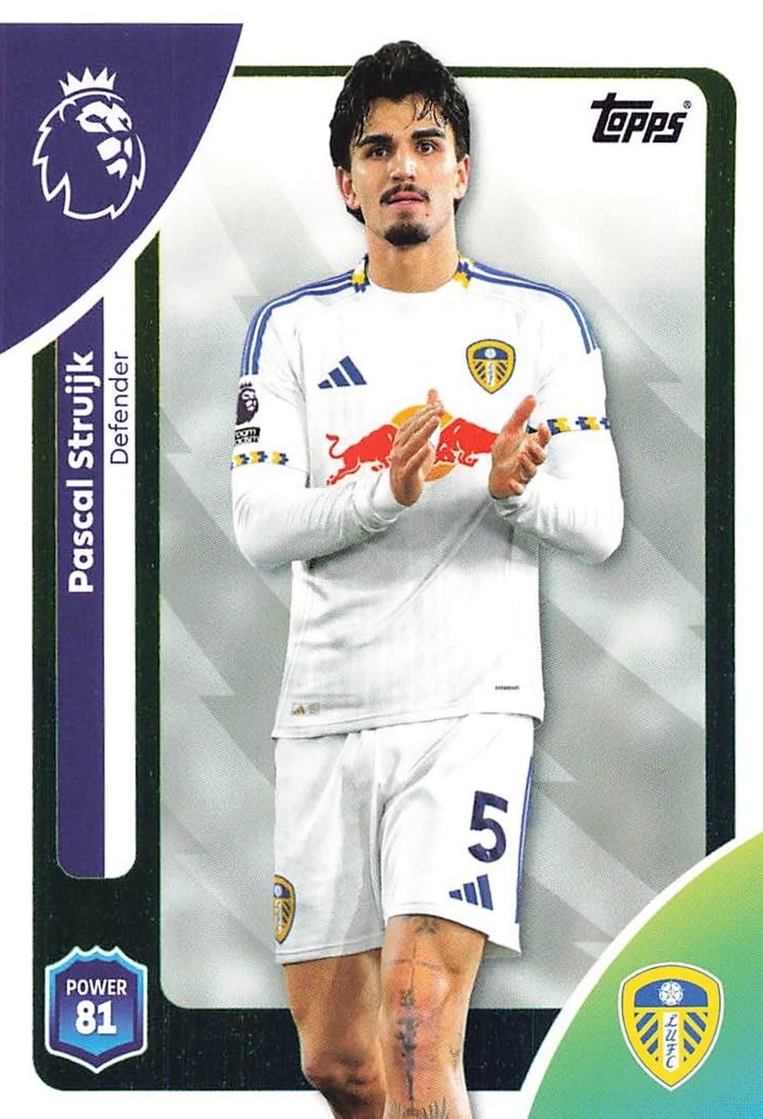 2025 Topps Premier League Pascal Struijk #328 card