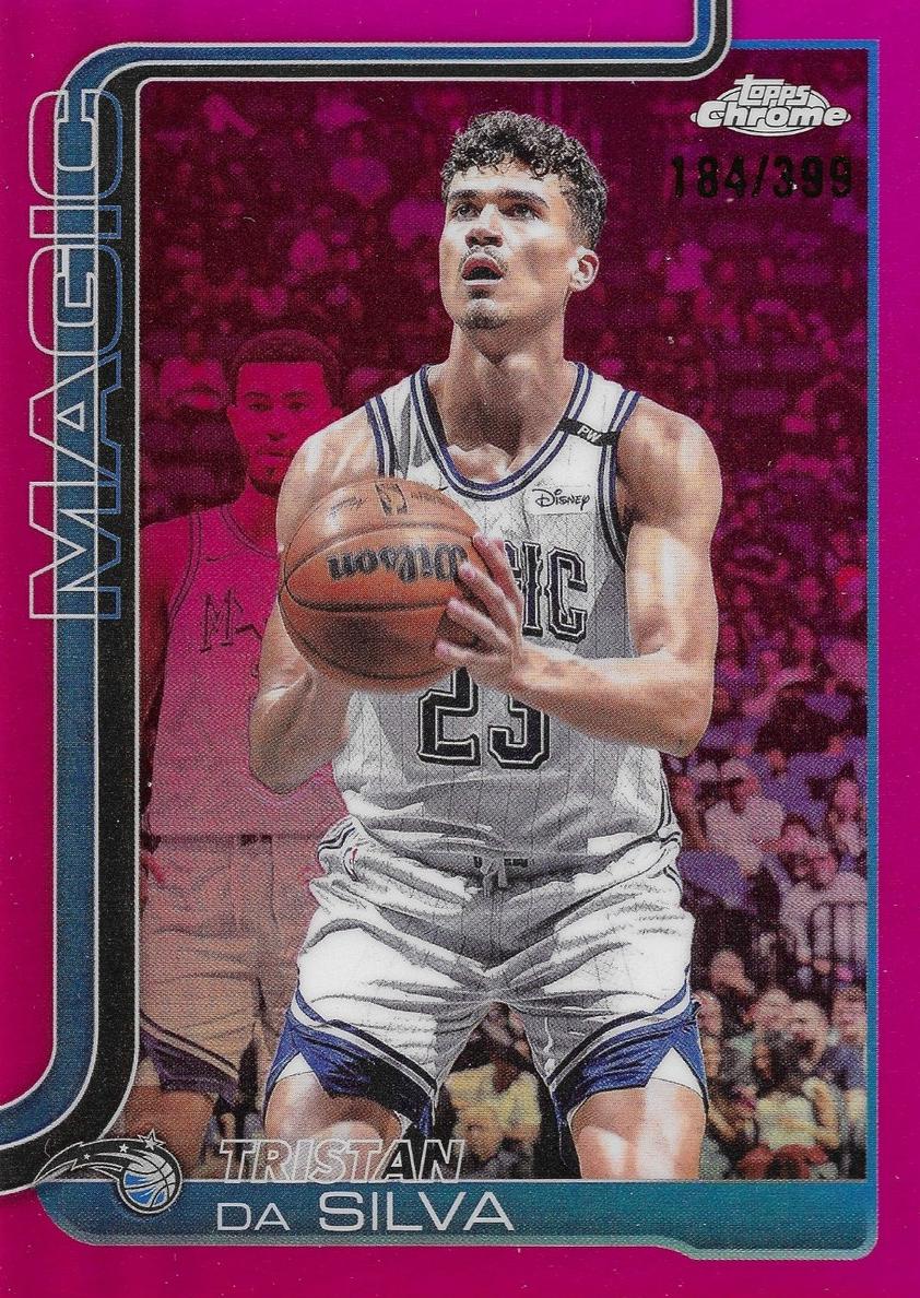 Tristan da Silva 2025-26 Topps Chrome Basketball card