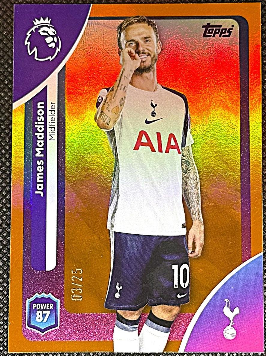 2025 James Maddison [Orange Rainbow] #262