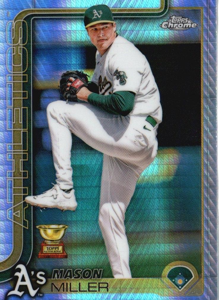 2025 Topps Chrome Mason Miller [Refractor] #142 card