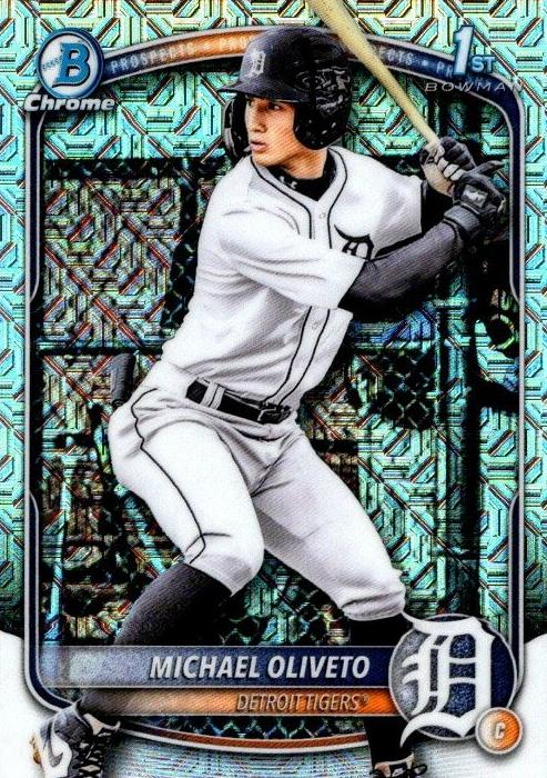 Michael Oliveto 2025 Bowman Draft Chrome card