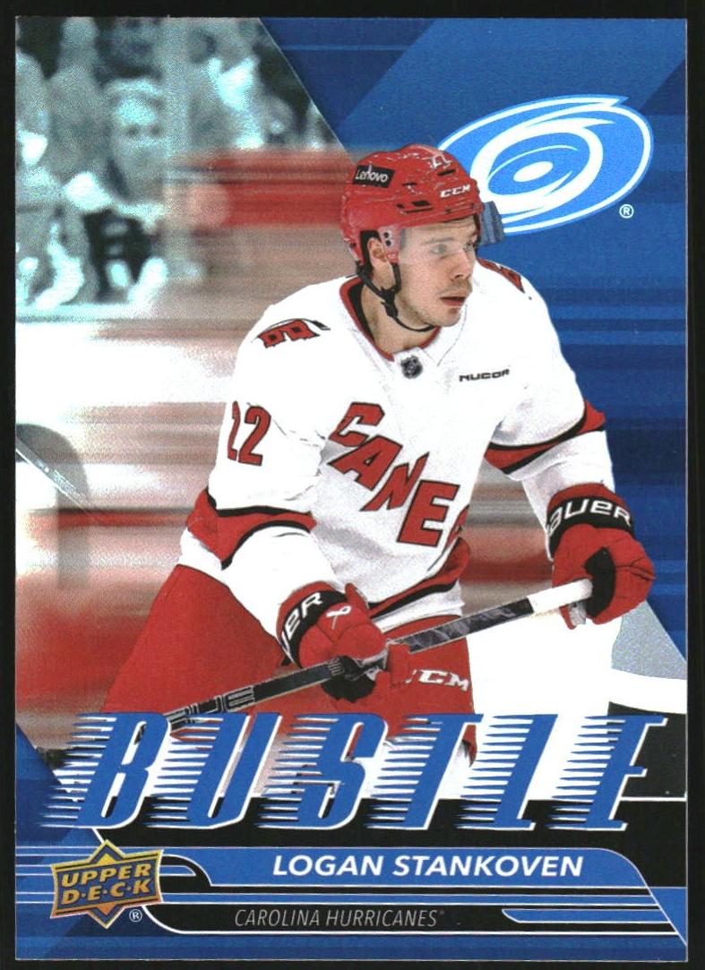 2025 Upper Deck Bustle Logan Stankoven [Speckle] #B-12 card