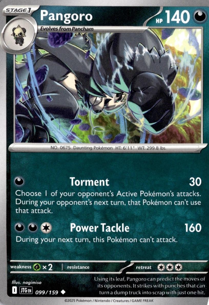 Pangoro 2025 Pokemon Scarlet & Violet Journey Together
