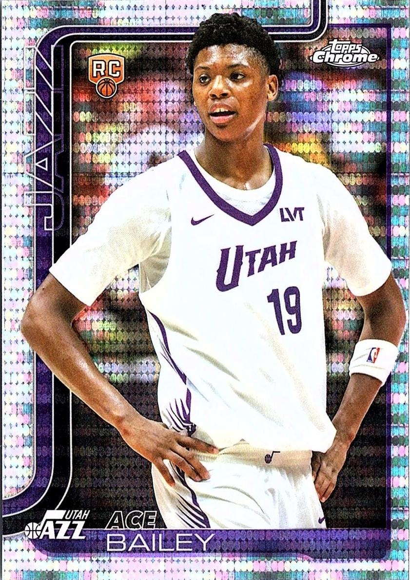 Ace Bailey - 2025 Topps Chrome Basketball