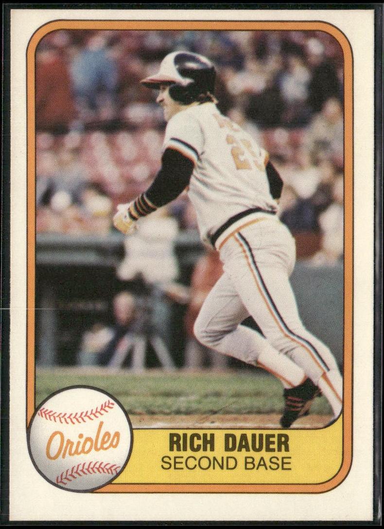 1981 Rich Dauer #182