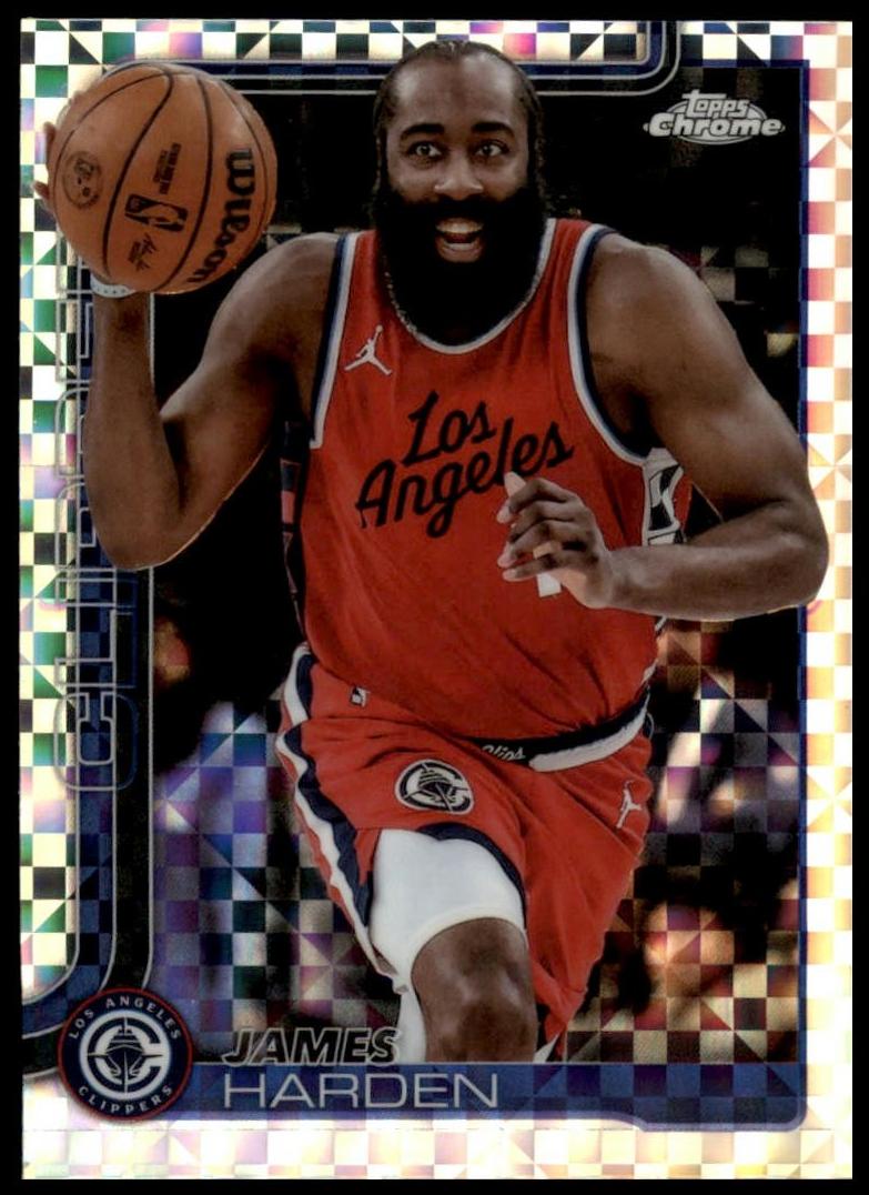 James Harden 2025-26 Topps Chrome Basketball card