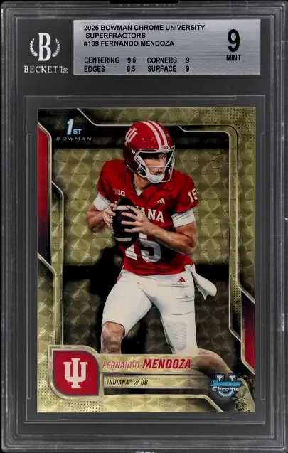 2025 Bowman Chrome University Football