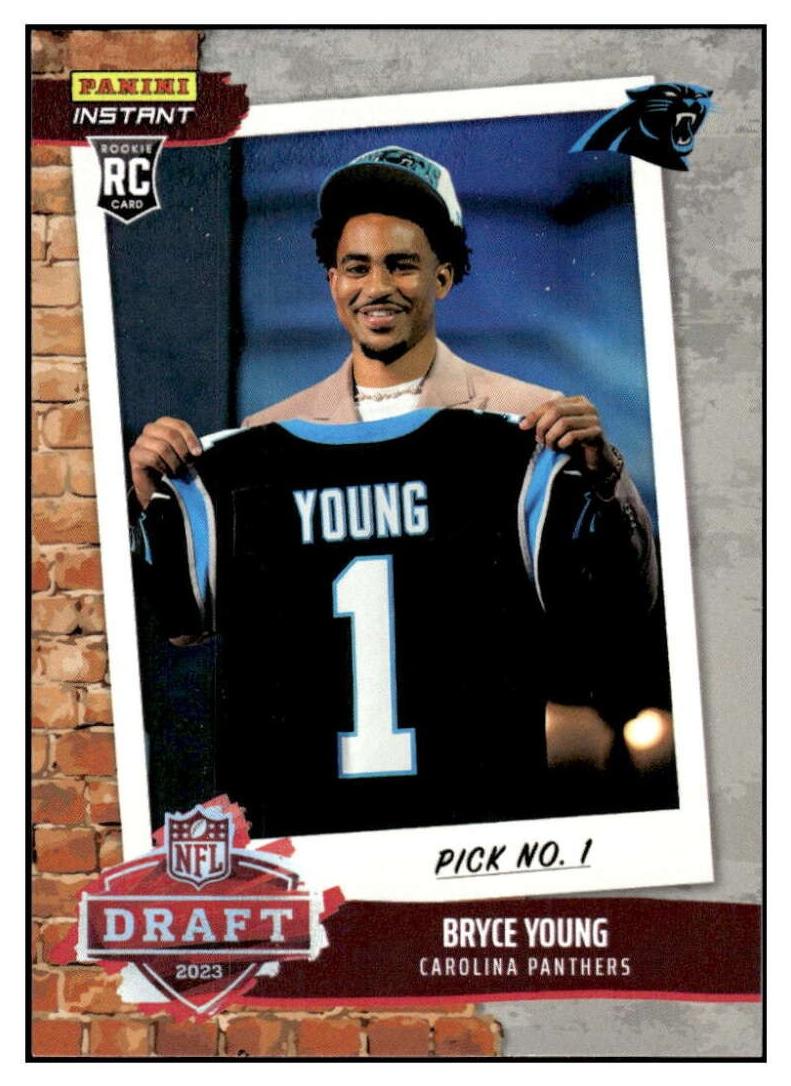 Bryce Young - 2023 Panini Instant NFL Draft Night Football