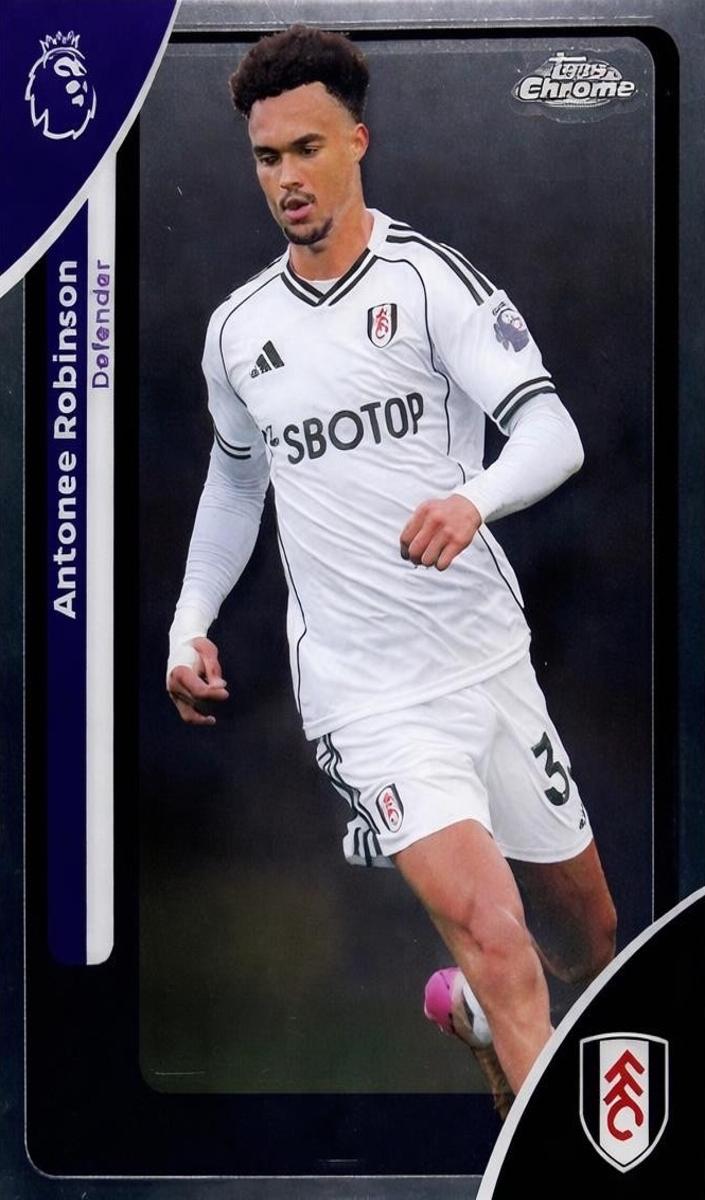2026 Topps Chrome Premier League Antonee Robinson #100 card