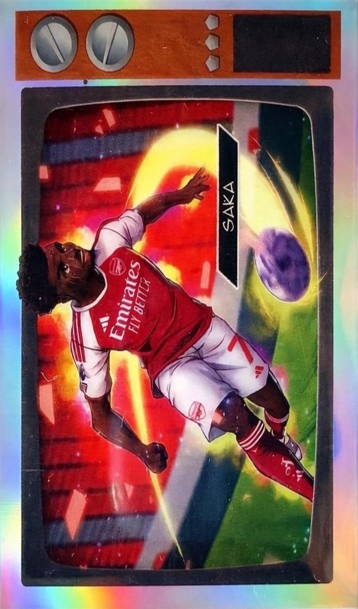 Bukayo Saka - 2026 Topps Chrome Premier League Soccer