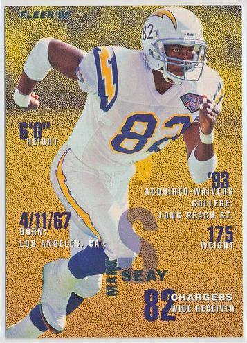 1995 Fleer Mark Seay #339 card