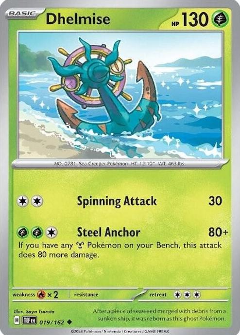 Dhelmise 2024 Pokemon Scarlet & Violet Temporal Forces