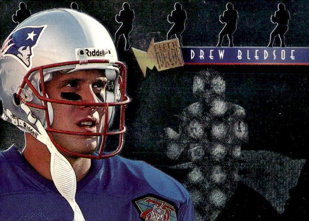 1995 Fleer Metal Drew Bledsoe #1 card
