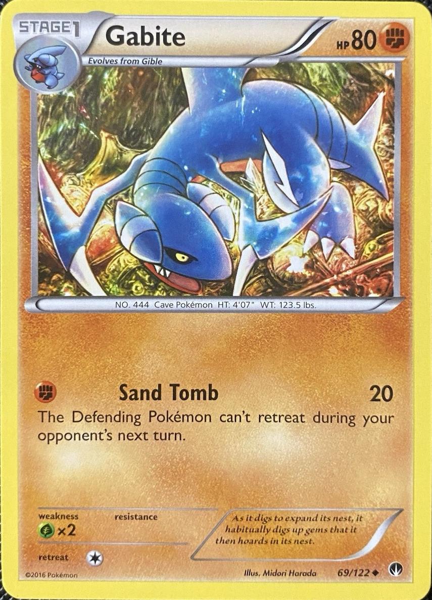 Gabite 2016 Pokemon XY BREAKpoint