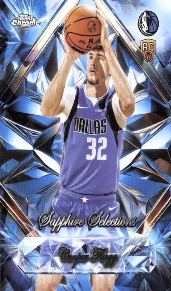2025 Topps Chrome Sapphire Selections Cooper Flagg #SS-1 card