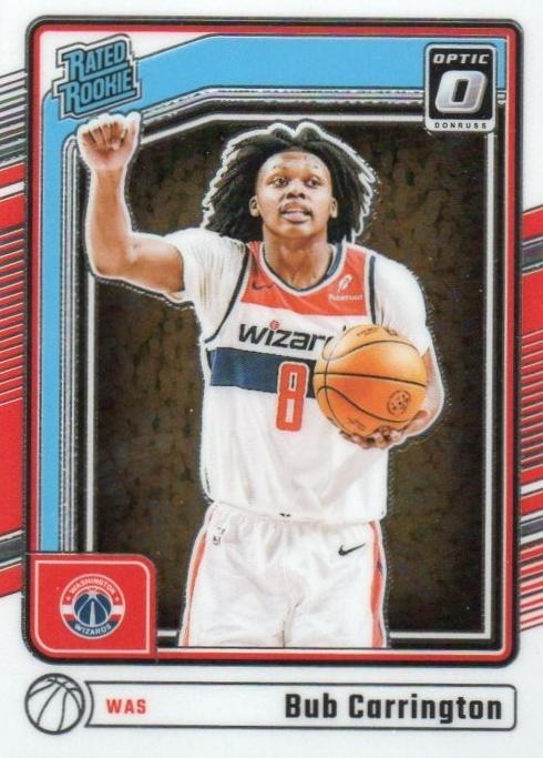Bub Carrington 2024-25 Donruss Optic Basketball card